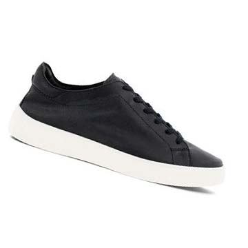 Men's Ecco Street Tray Retro 2.0 Sneakers Black | SG 666VRW